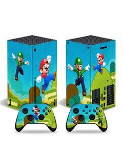 Console and Controller Decal Sticker Set For Xbox Series X Super Mario