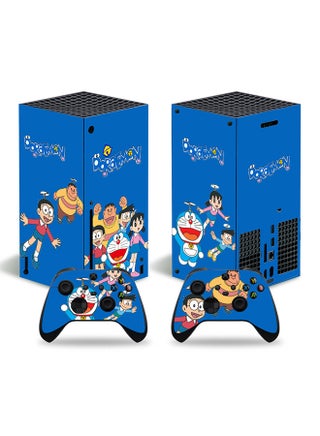 Console and Controller Decal Sticker Set For Xbox Series X Doraemon - v1628674427/N49891012A_1