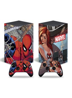 Console and Controller Decal Sticker Set For Xbox Series X Spider Man