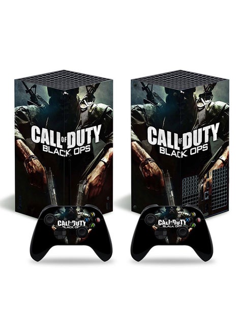 Console and Controller Decal Sticker Set For Xbox Series X Call of Duty