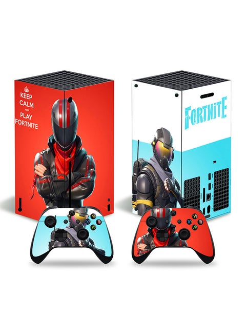 Console and Controller Decal Sticker Set For Xbox Series X Keep Calm