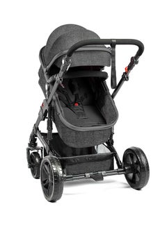 TEKNUM 3 In 1 Pram Stroller - Space Grey  - Image 2
