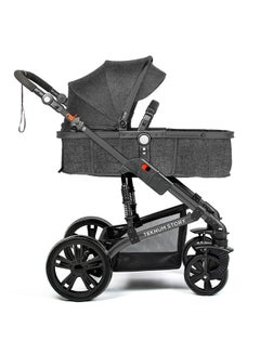 TEKNUM 3 In 1 Pram Stroller - Space Grey  - Image 4