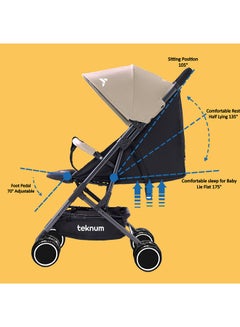 TEKNUM Yoga Lite Stroller - Ivory  - Image 4