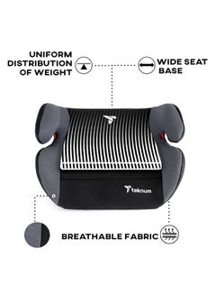 TEKNUM Car Seat Booster Pluto 4 - 12Yrs Black  - Image 2