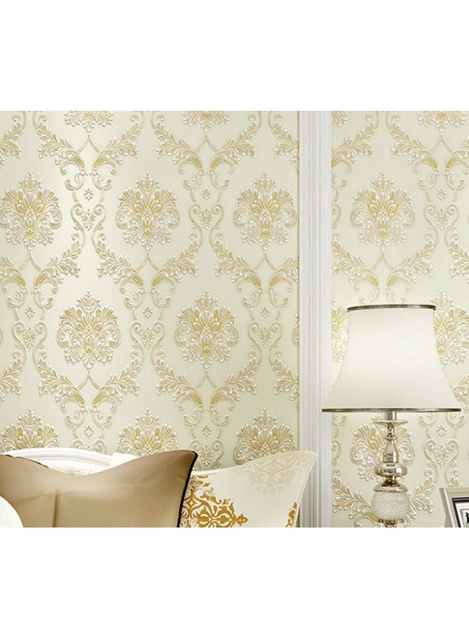 Generic - Waterproof Self-Adhesive Wallpaper Beige - Image 1