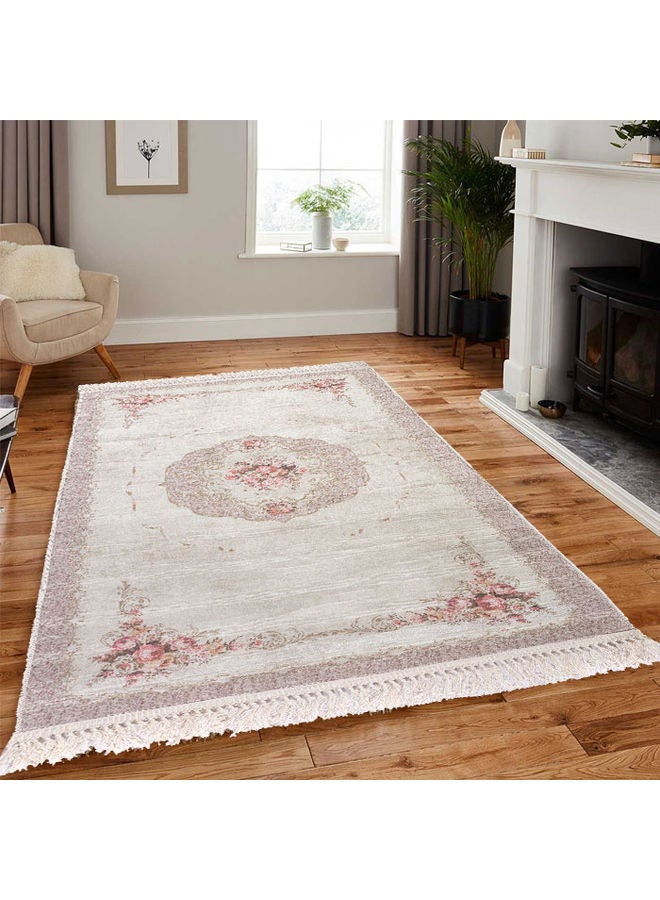 REGAL IN HOUSE Rectangular Soft Touch Carpet Pink 300x190cm - Image 5