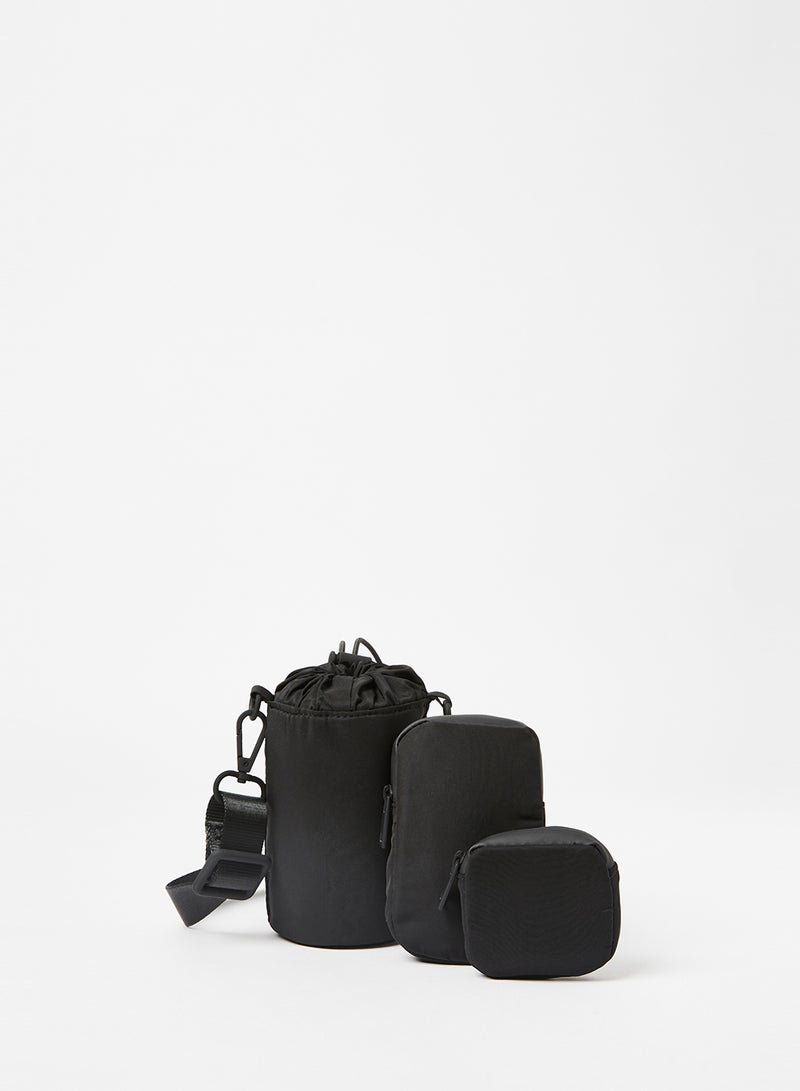 MANGO Multi-Purpose Shoulder Bag Black - Image 1