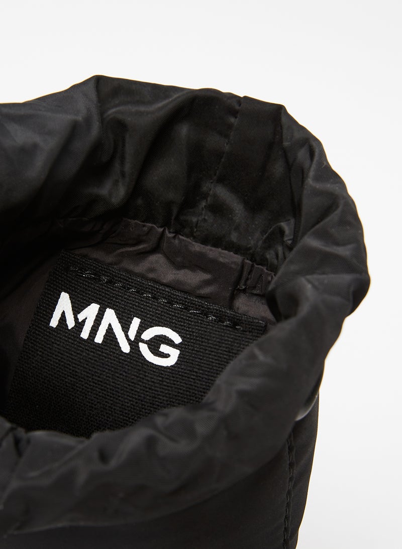 MANGO Multi-Purpose Shoulder Bag Black - Image 5