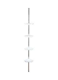 Bath Corner Shelf White 25x260cm