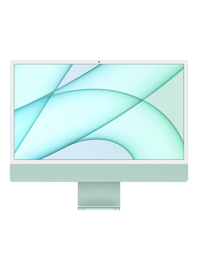 Apple - iMac With 24-Inch 4.5K Retina Display, M1 chip With 8‑Core CPU And 7‑Core GPU Processor/8GB RAM/256GB SSD/Intel UHD Graphics English/Arabic Green - Image 1