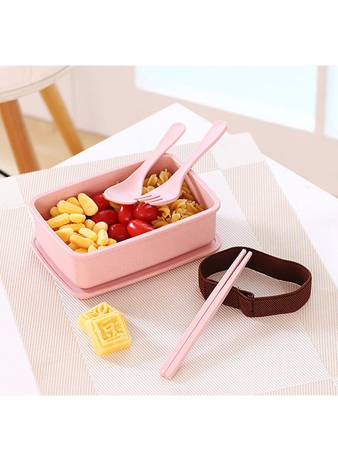 STAR BABiES Eco-Friendly Lunch Box With Eco-Friendly Water Bottle - Pink  - Image 4