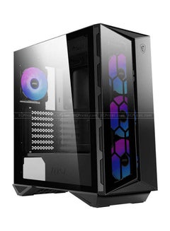MPG GUNGNIR 110R Mid Tower Gaming Computer Case - Front Glass Panel, Tempered Glass Window with USB Type-C Port, Magnetic Dust Filter - Black Black