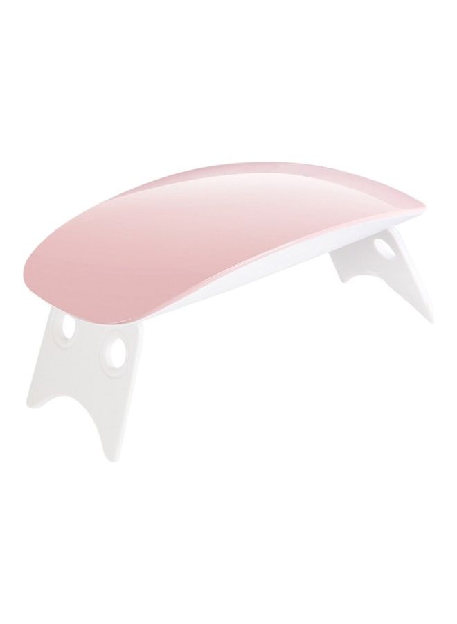 Mini USB UV LED Nail Dryer Pink/White - Image 1