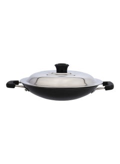 DELCASA Appachatty With Stainless Steel Lid Black/Silver 20cm  - Image 1
