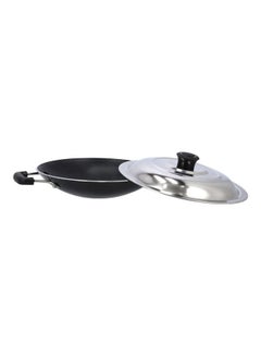 DELCASA Appachatty With Stainless Steel Lid Black/Silver 20cm  - Image 2