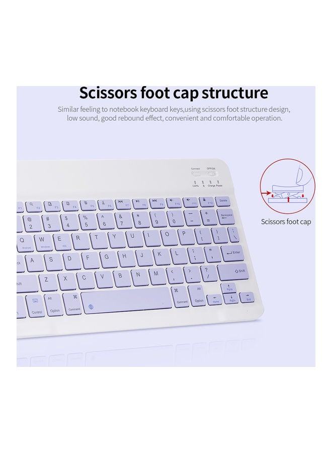 Wireless BT Keyboard Purple - Image 2
