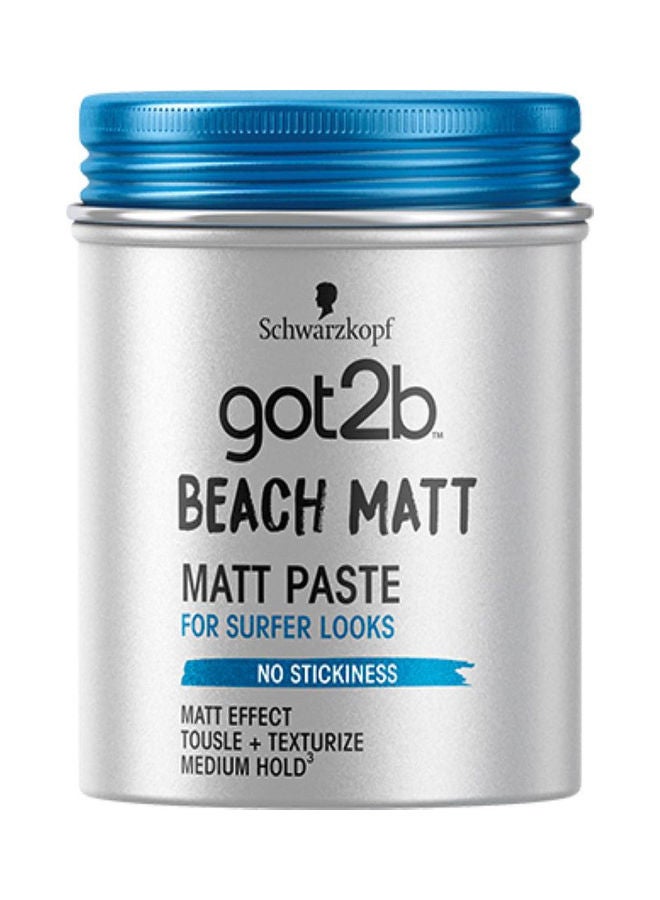 Schwarzkopf Got2B Beach Matt For Super Looks White 100ml