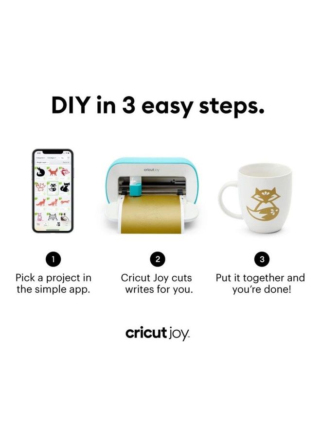Cricut Portable DIY Joy Machine Blue/White - Image 2