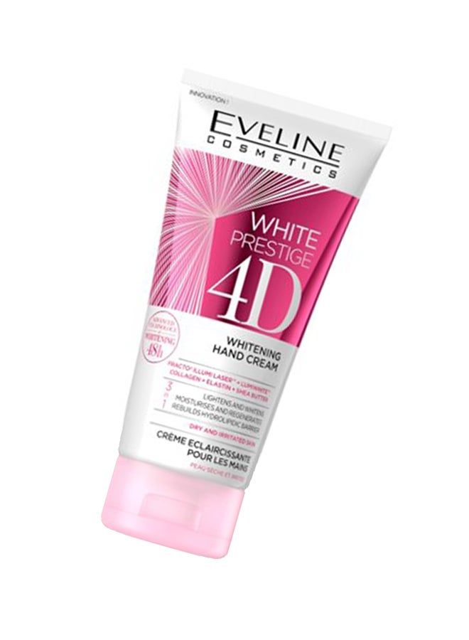 Eveline 3-In-1 White Prestige 4D Whitening Hand Cream 100ml  - Image 2