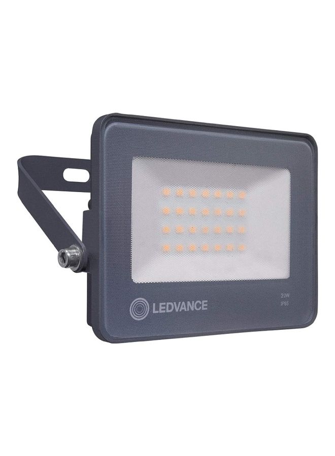 LEDVANCE Flood Light LED Eco 20W 6500K Outdoor Work Light Dust And Water Protection For Industrial And Storage Facilities Grey - Image 1