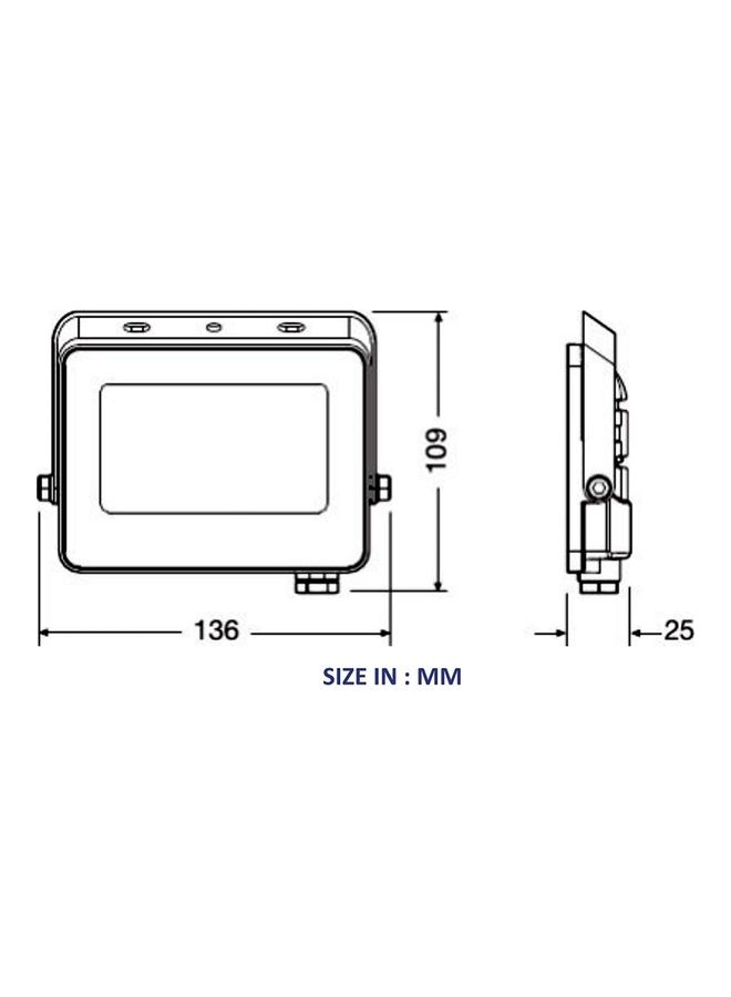 LEDVANCE Flood Light LED Eco 20W 6500K Outdoor Work Light Dust And Water Protection For Industrial And Storage Facilities Grey - Image 2