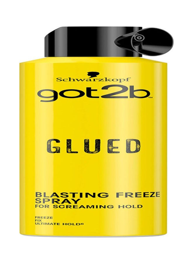 Schwarzkopf - Got2B Glued Extreme Freeze Spry For Screaming Hold Yellow 300ml - Image 1