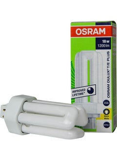 Osram 18W Dulux T/E Plus 830 GX24q-2 4-Pin Base Dimmable Warm White  - Image 3