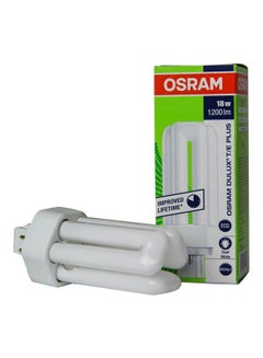 Osram 18W Dulux T/E Plus 840 Lumilux GX24q-2 4-Pin Base Dimmable Cool White  - Image 3