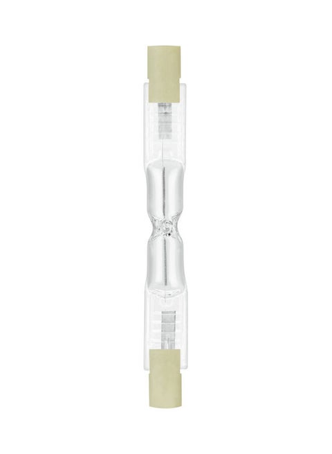 80W 1385lm R7s Linear Halogen Flood Light Bulb Reflector Dimmable Clear/Gray
