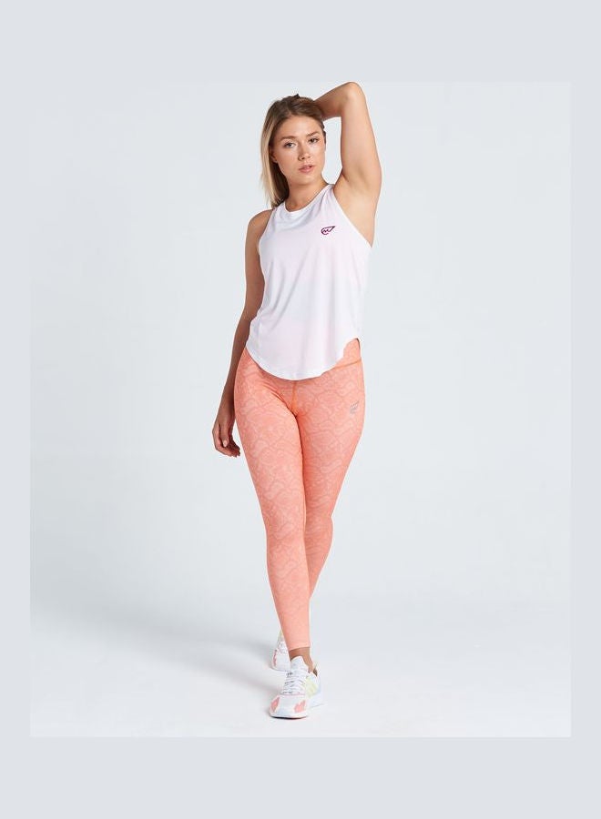 Magma - Sport Plain Basic Round Neck Sleeveless Tank Top White - Image 1