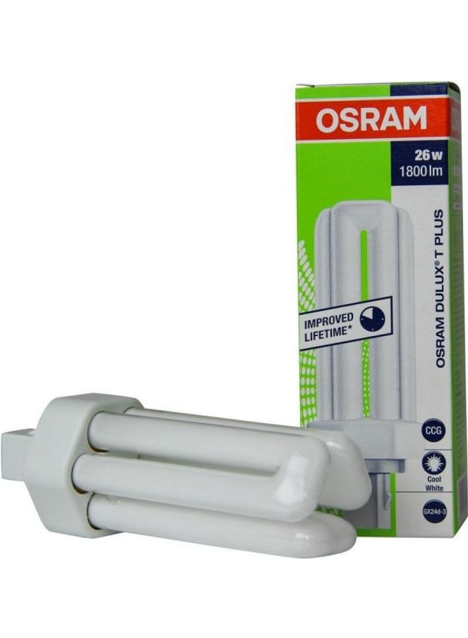 OSRAM 26W Dulux D 840 GX24d-3 Plus 2-Pin Three Tubes Cool White - Image 3