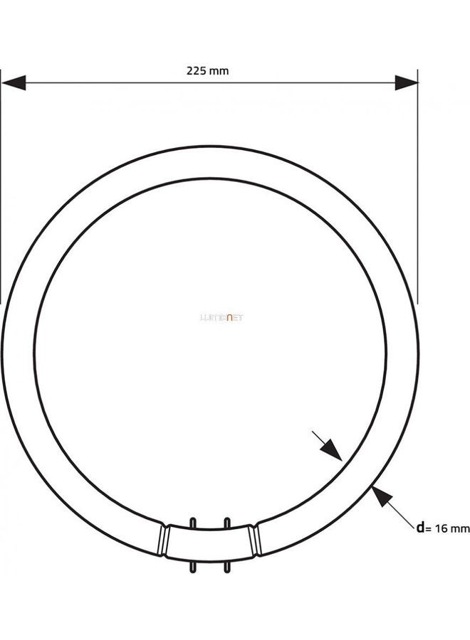 Osram - 22W 830 Lumilux T5 FC Circular Led Tube Ring White - Image 1