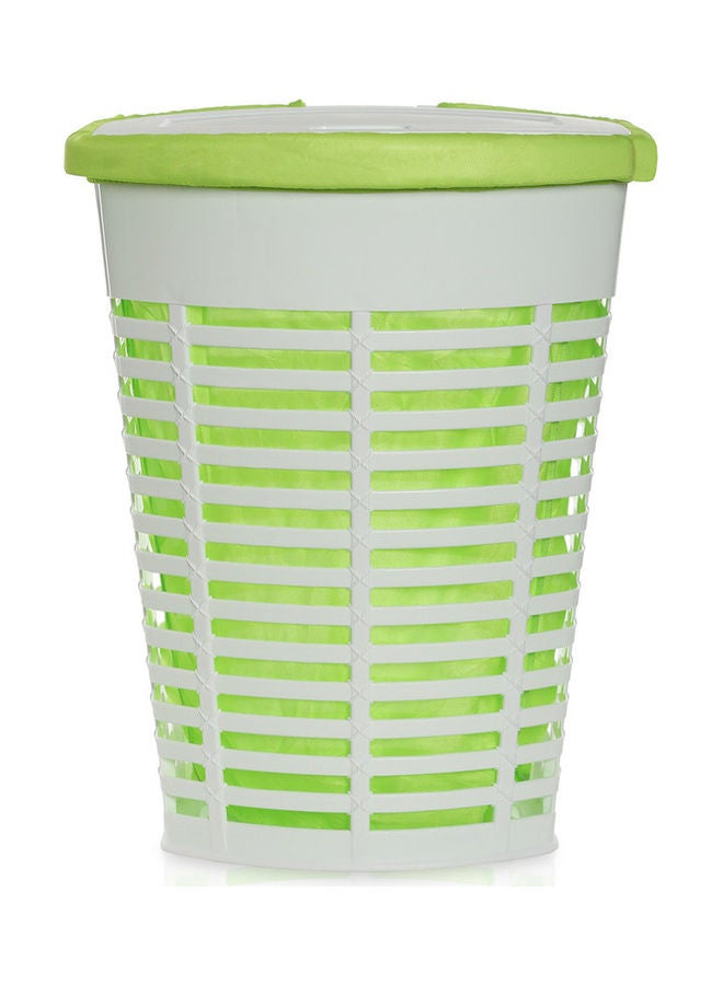 Palm Laundry Basket Green/White 47x36x60cm - v1628684545/N49992974A_1