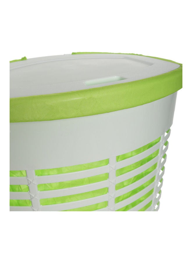 Palm Laundry Basket Green/White 47x36x60cm - v1628684545/N49992974A_3