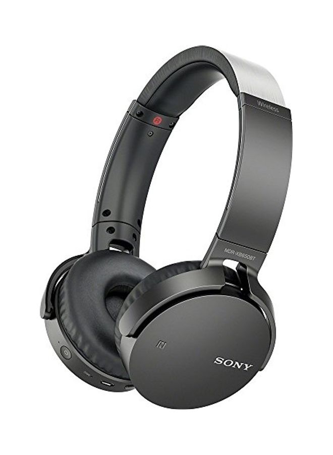 MDR-XB650BT Over-Ear Bluetooth Headphones With Mic Black
