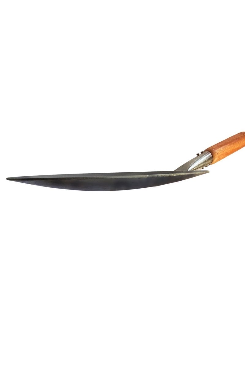 TAJ Light Weight Iron Roti TawaWith Wood Handle Black/Beige 13inch - Image 2
