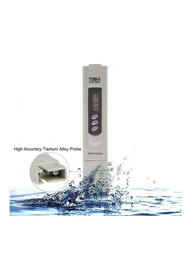 Generic TDS Water Quality Tester White  - Image 1