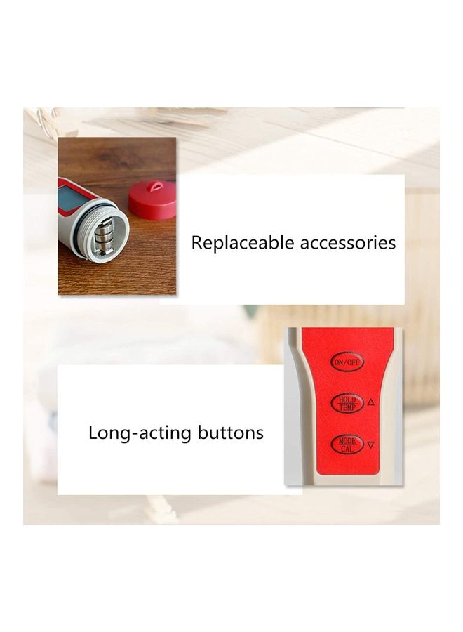 Generic 4-in-1 Multi Function Water Detector Test Pen For Swimming Pool Red  - Image 4