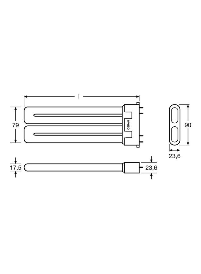 OSRAM Dulux F 24 W/830 2G10 4-Pin Light Blub Warm White - Image 4