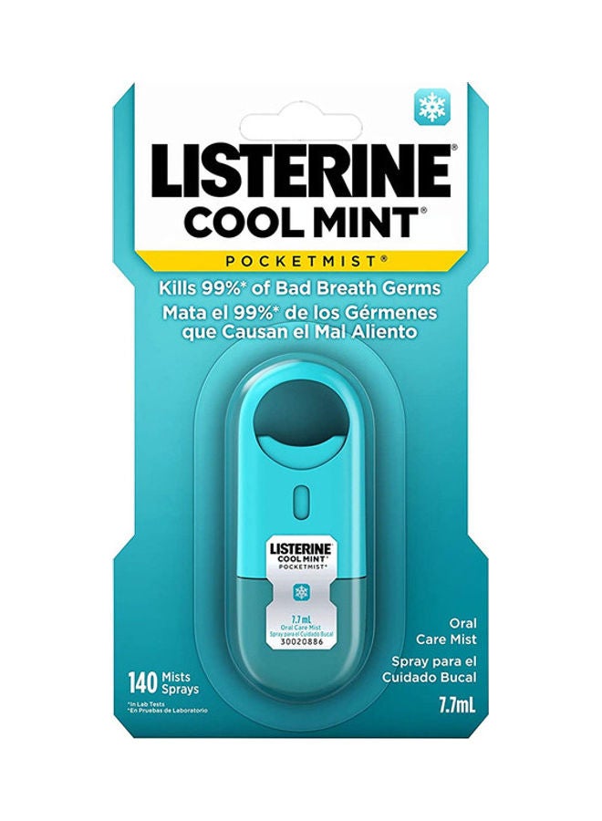 Listerine - Cool Mint Pocketmist Fresh Breath Oral Care Mist Multicolour 7.7ml - Image 1