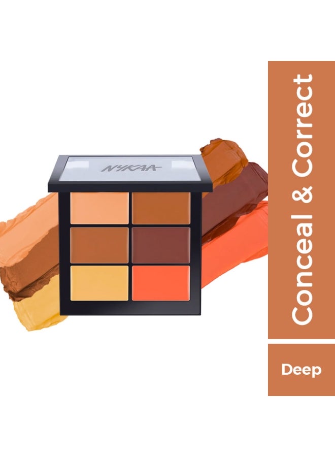 Nykaa - SKINgenius Conceal & Correct Palette Deep Deep - Image 1
