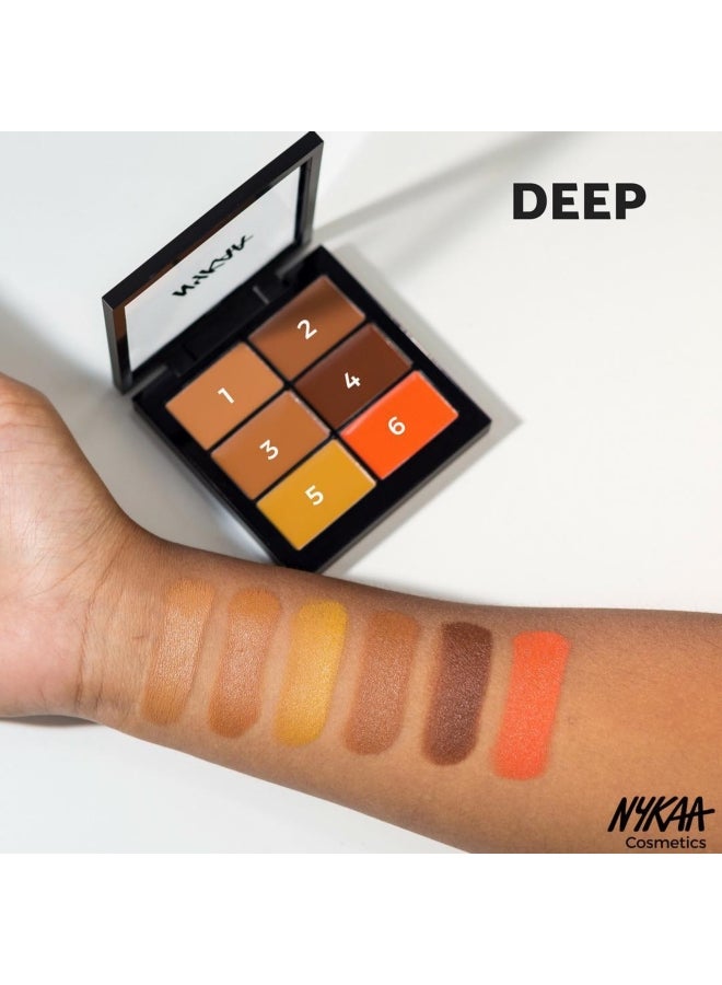 Nykaa - SKINgenius Conceal & Correct Palette Deep Deep - Image 1