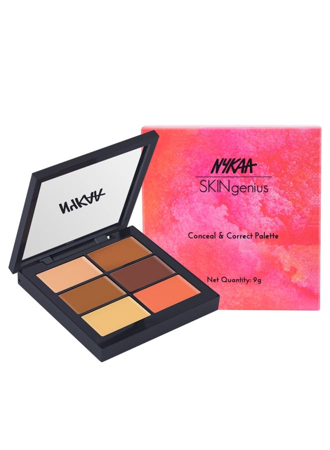 Nykaa - SKINgenius Conceal & Correct Palette Deep Deep - Image 1