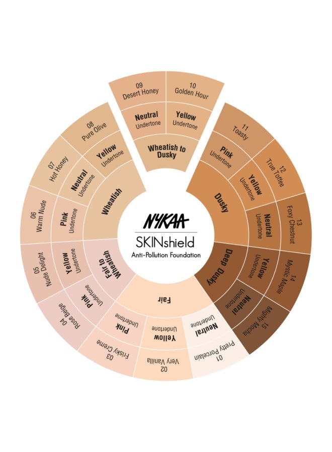 Nykaa - SkinShield AntiPollution Matte Foundation Desert Honey 9 - Image 1