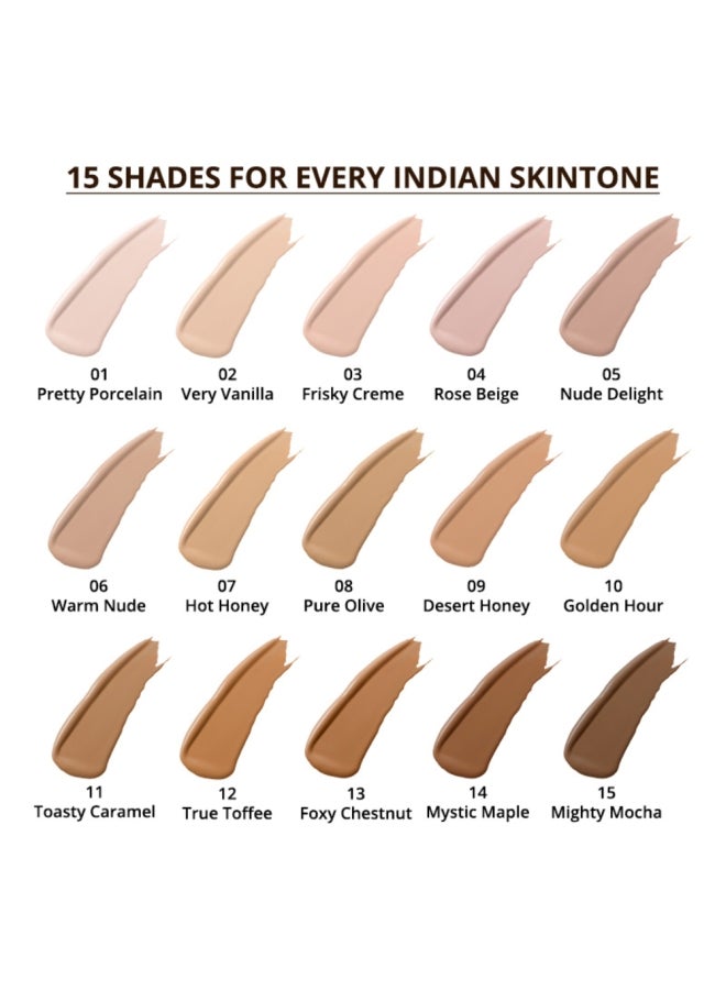 Nykaa - SkinShield AntiPollution Matte Foundation Desert Honey 9 - Image 1