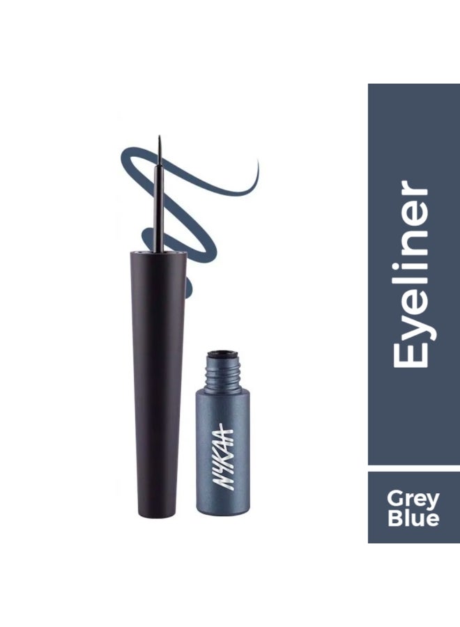 Nykaa Glamoreyes Liquid Eyeliner 01 Stormy Sky - Image 1