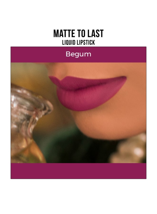 Nykaa - Matte To Last Pink Liquid Lipstick Begum 08 - Image 1