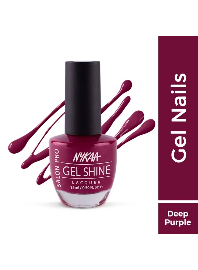 Nykaa Salon Shine Gel Nail Lacquer Vegas Roadtrip - Shade No.-221 - Image 1