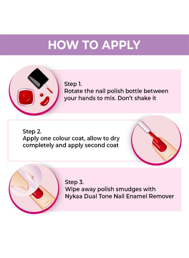 Nykaa Salon Shine Gel Nail Lacquer Untamed Amsterdam 210 - Image 4